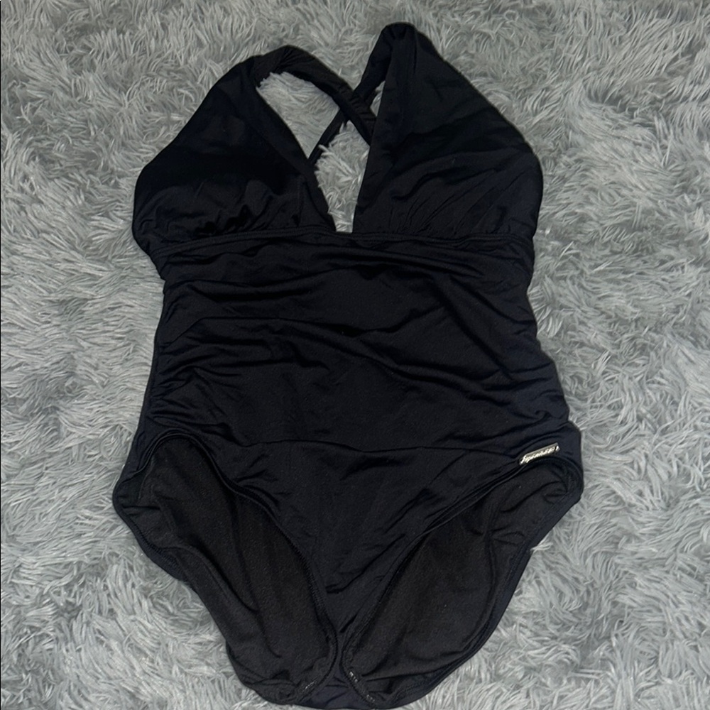 MICHAEL Michael Kors Black One Piece Swimsuit